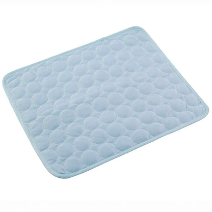 Ice Silk Cooling Dog Bed Mat – Non-Slip, Machine Washable Summer Pet Mat for Small to Large Dogs