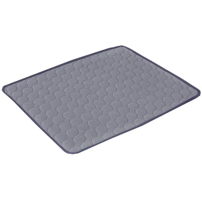 Ice Silk Cooling Dog Bed Mat – Non-Slip, Machine Washable Summer Pet Mat for Small to Large Dogs