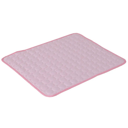 Ice Silk Cooling Dog Bed Mat – Non-Slip, Machine Washable Summer Pet Mat for Small to Large Dogs