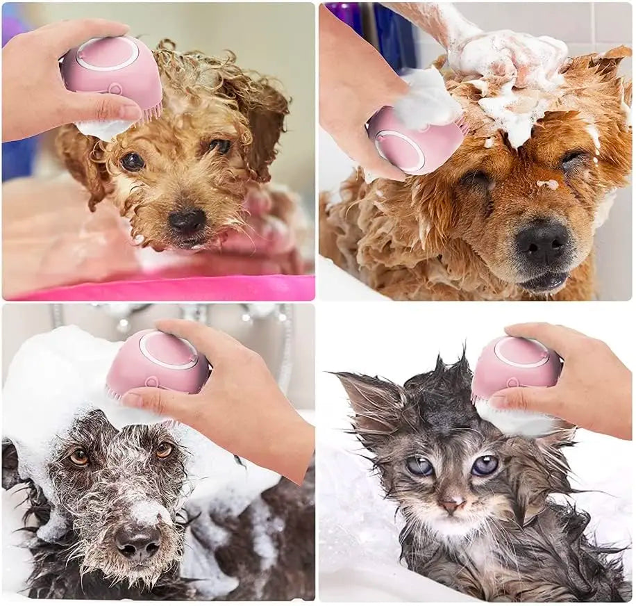 Portable Pet Paw Cleaner with Grip – Easy Muddy Paw Washer for Dogs & Cats